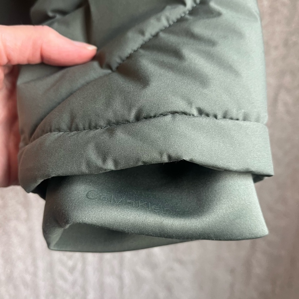 Calvin Klein Green Sorona Aura Jacket Coat Sz XXL Exceptional Softness - Picture 6 of 16